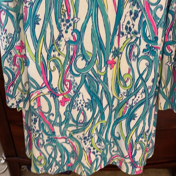 Lilly Pulitzer Print L/S 'Colette' Tunic Length Print Dress - Picture 5 of 10